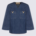 Valentino Top Medium Blue _co