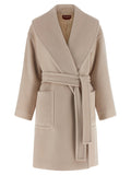 Max Mara Studio Cloruro Coat — Beige