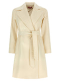 Max Mara Studio Dravenna Coat — Cream