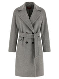 Max Mara Studio Panteon Coat — Grey