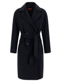 Max Mara Studio Panteon Coat — Black