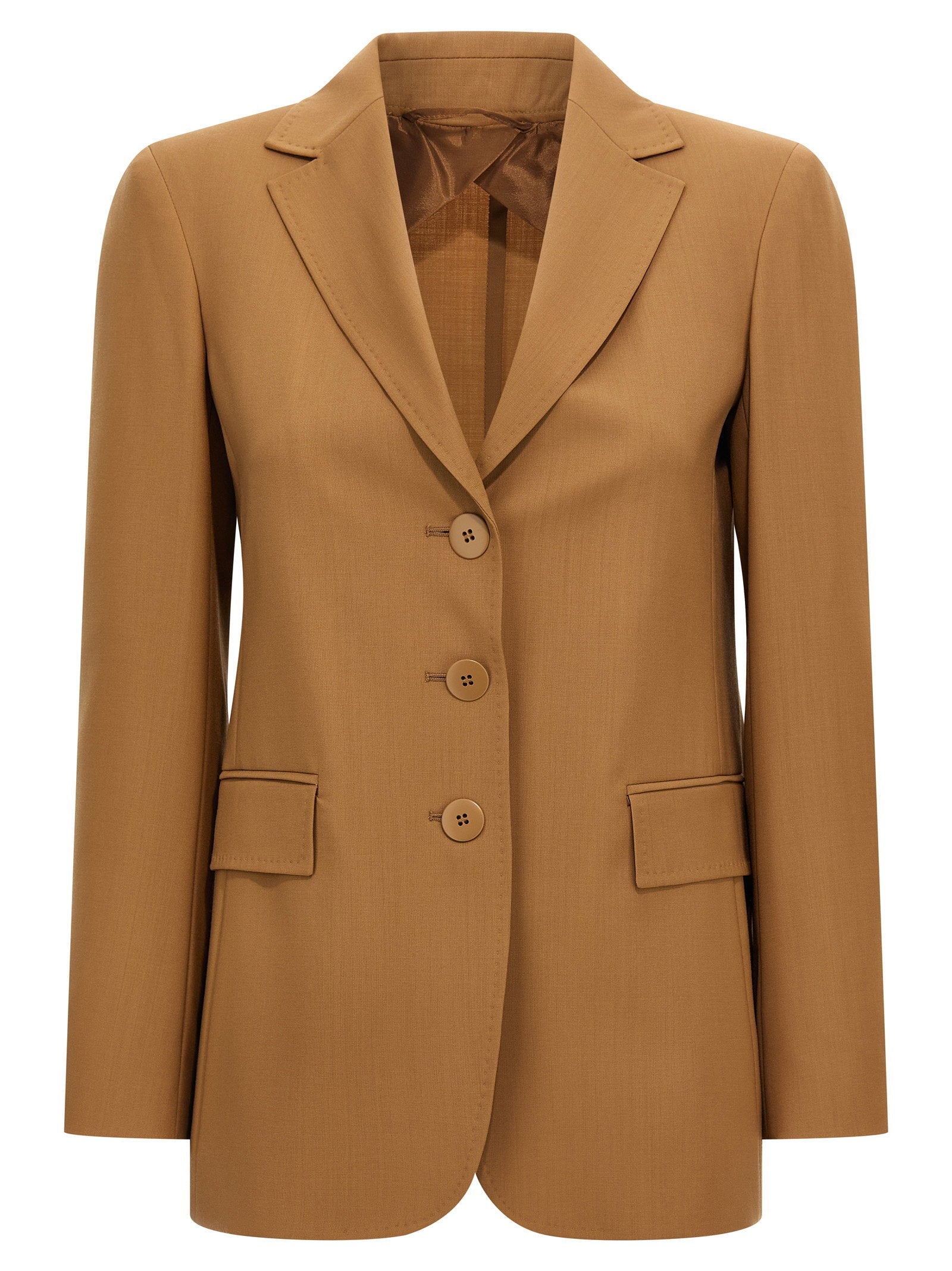 Max Mara Studio Nice Blazer — Camel