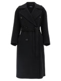 Max Mara 'S Dalila Coat — Black