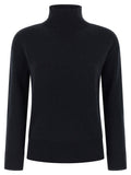 Max Mara 'S Quercia Turtleneck Sweater — Black