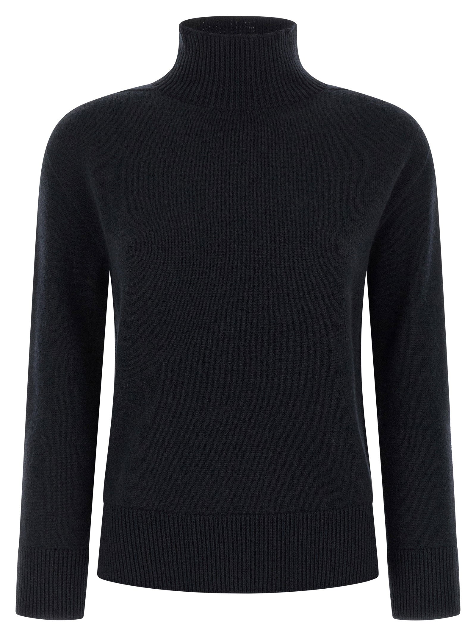 Max Mara 'S Quercia Turtleneck Sweater — Black