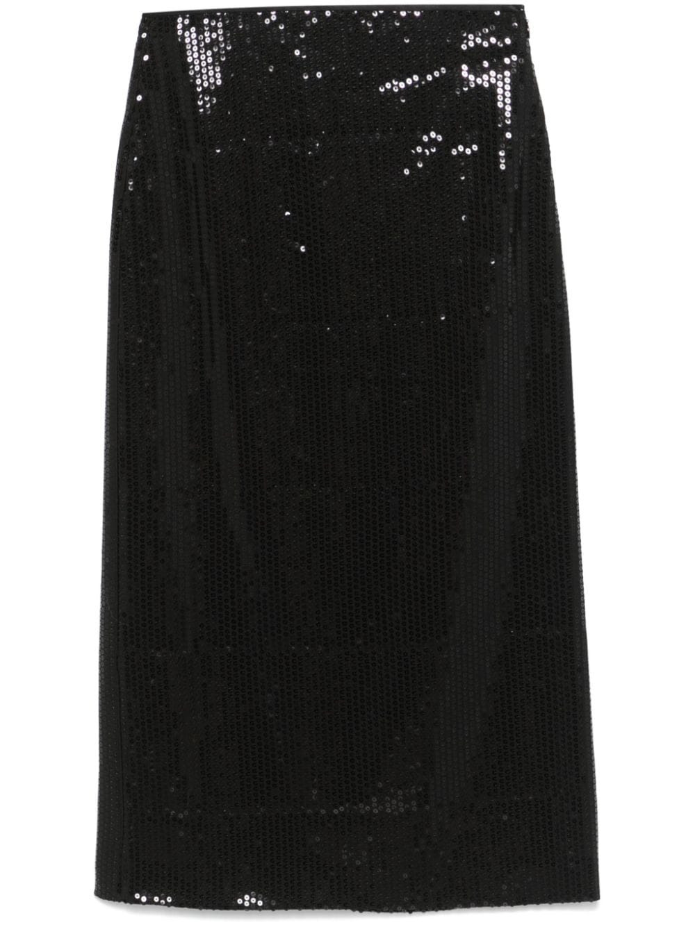 Peserico Sequinned Maxi Skirt — Black