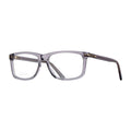 Gucci GG1447O004 Transparent Acetate Square Eyeglasses — Gray