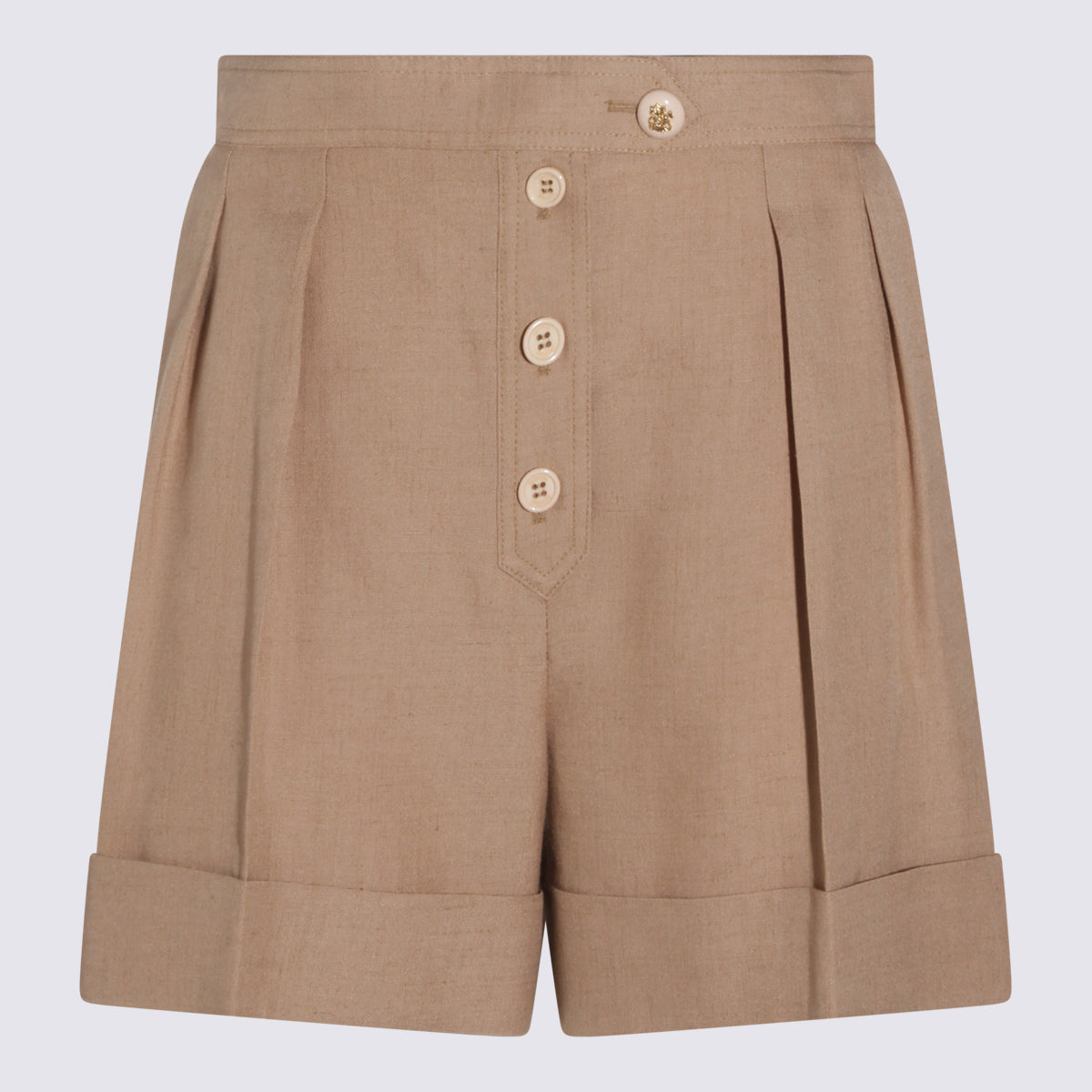 Valentino Shorts Beige _co