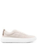 Herno Suede Lace-Up Sneaker — Beige