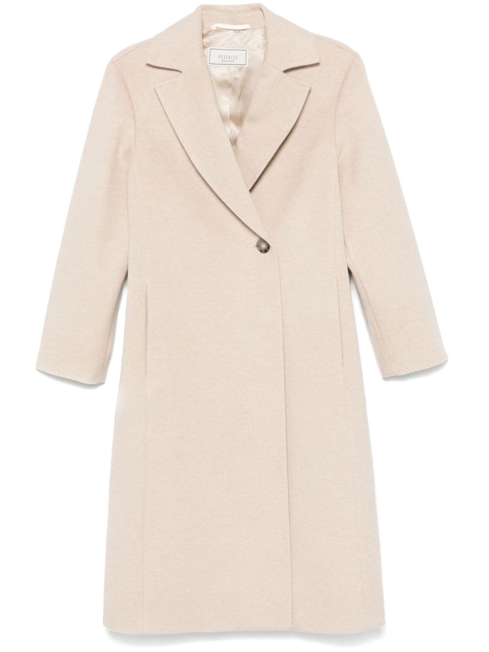 Peserico Cashmere Coat — beige