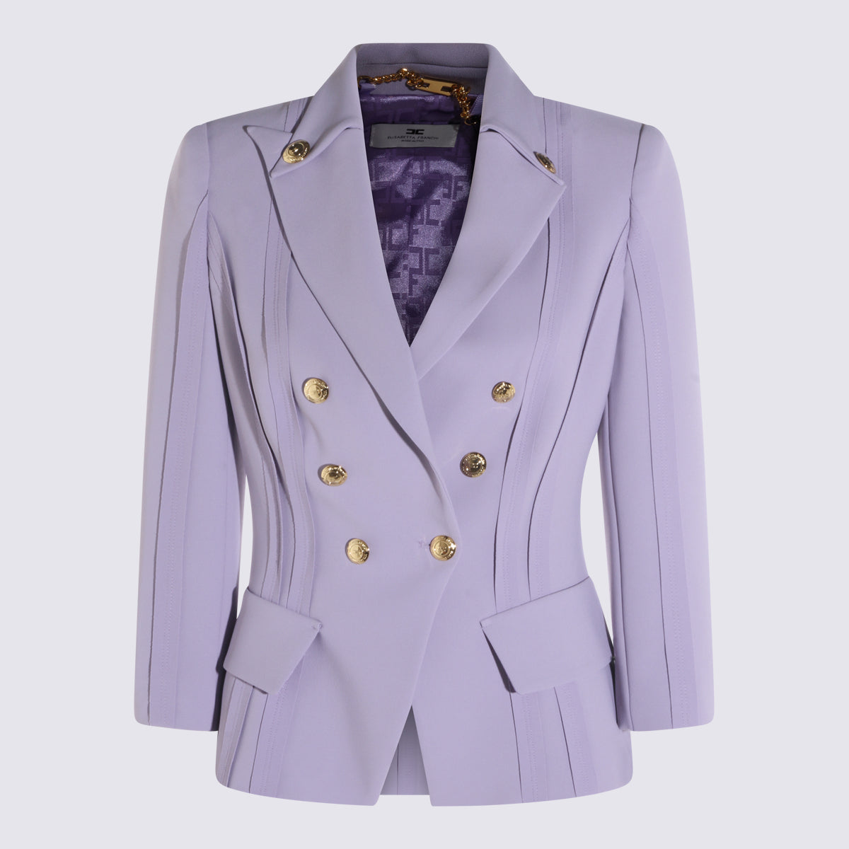 Elisabetta Franchi Jackets Lilac Plea