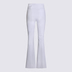 Elisabetta Franchi Trousers Ivory Plea - 42