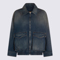 MM6 Maison Margiela Jackets Blue _co
