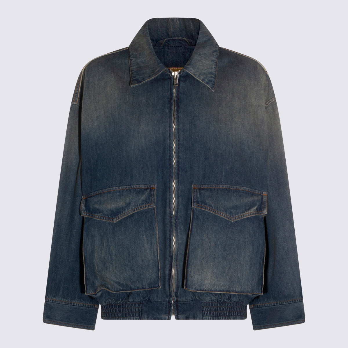 MM6 Maison Margiela Jackets Blue _co