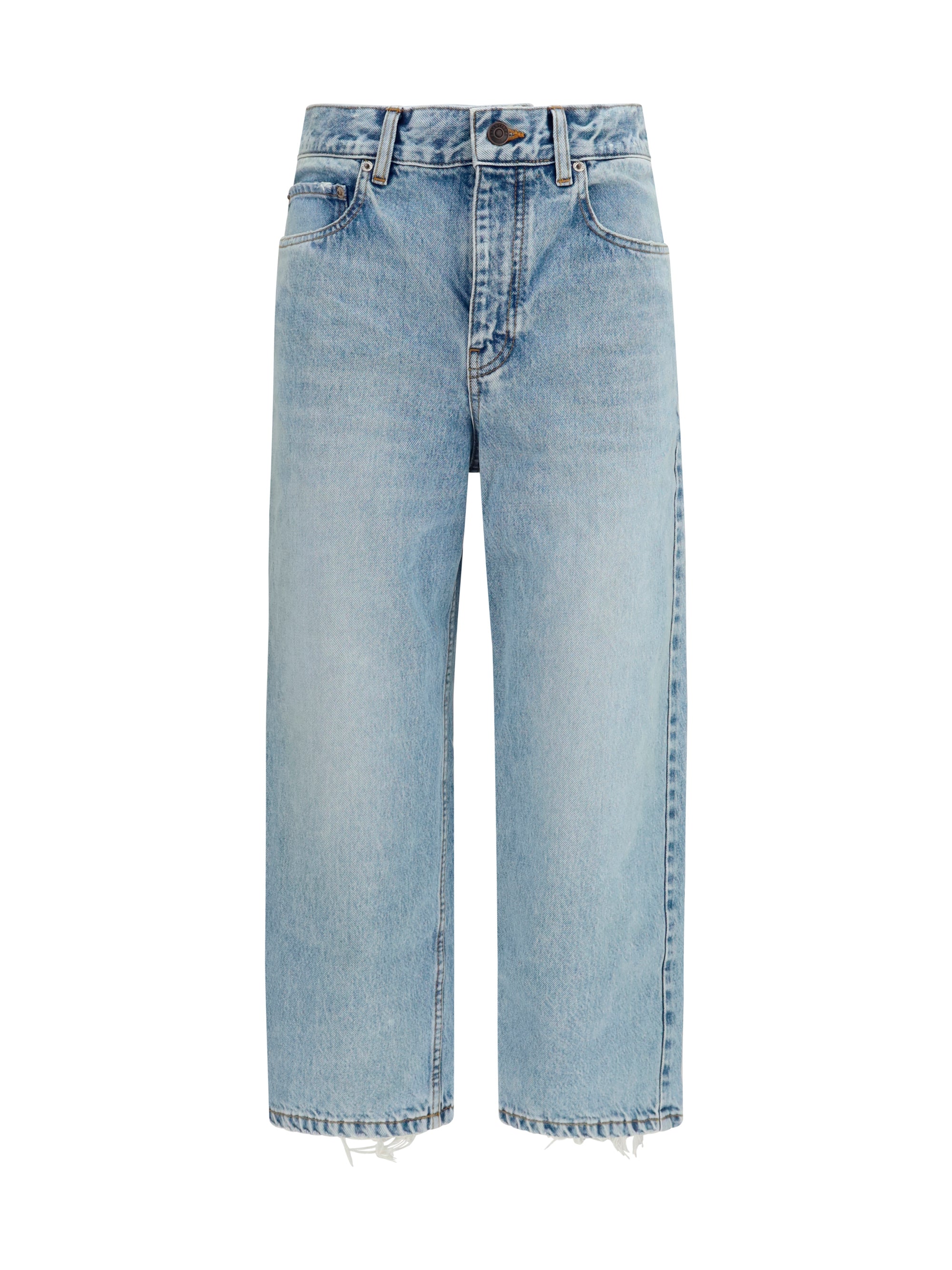 Balenciaga Jackie Capri Pants — Blue