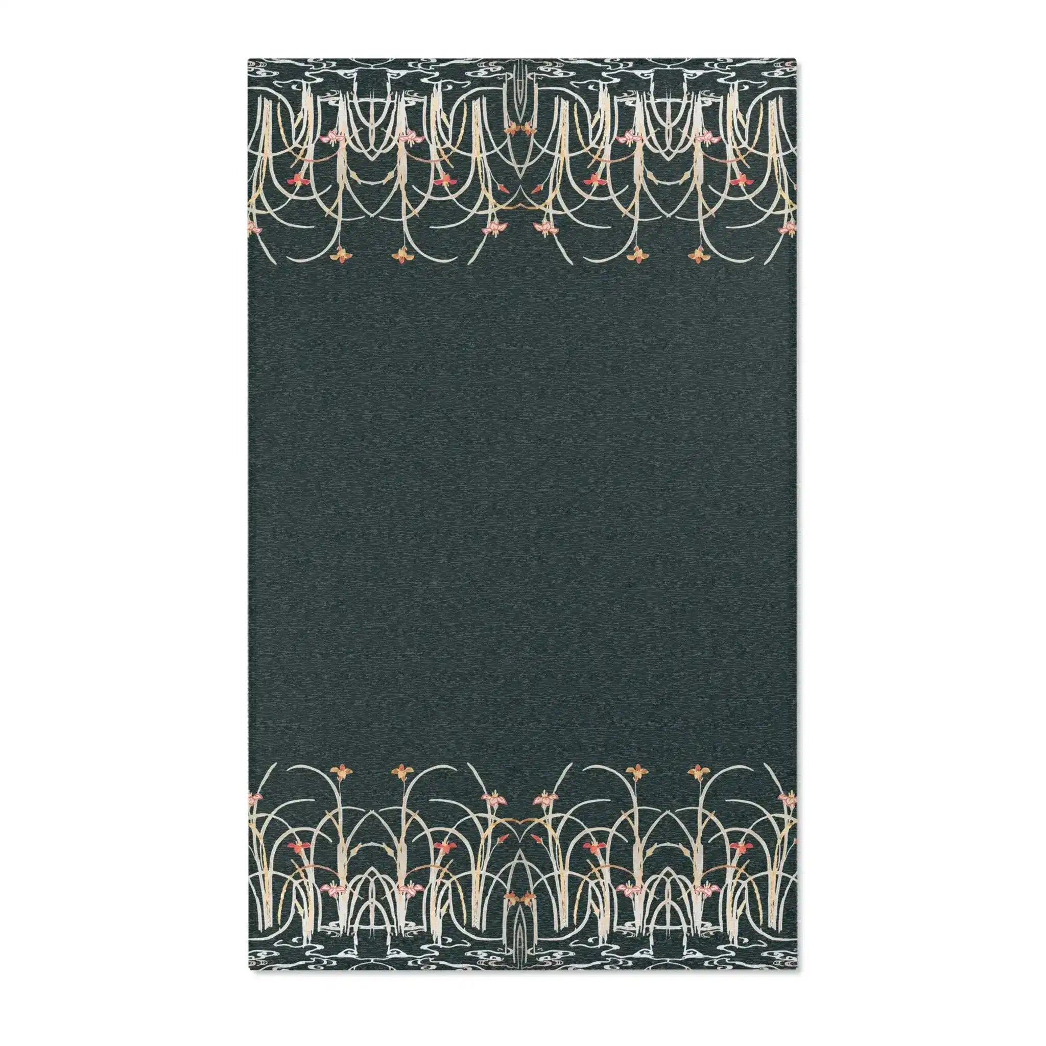 Twilight Orchid Border Accent Rug