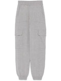 Peserico Fine-Knit Virgin Wool Blend Joggers — grey