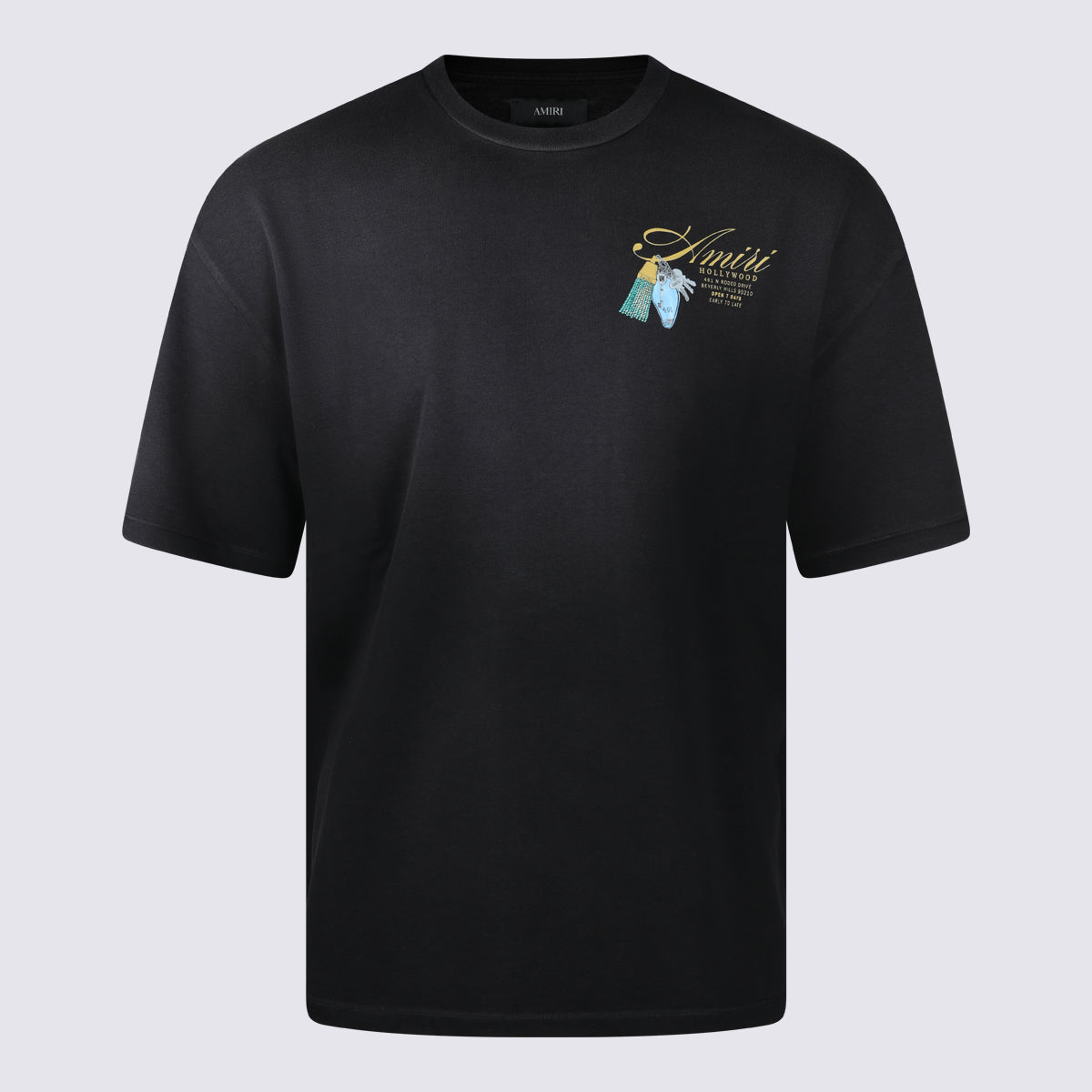 Amiri T-Shirts And Polos Black _co