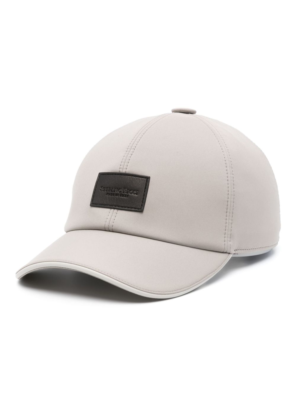 Stefano Ricci Logo-Patch Baseball Cap — Almond Beige