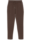 Kiton Cashmere Knit Trousers — Brown