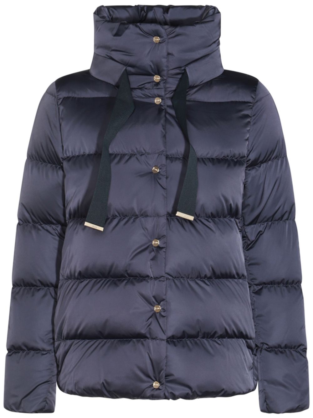 Herno Quilted Polyamide Down Jacket — Navy