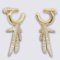 Ferragamo Bijoux Golden _brass Glass