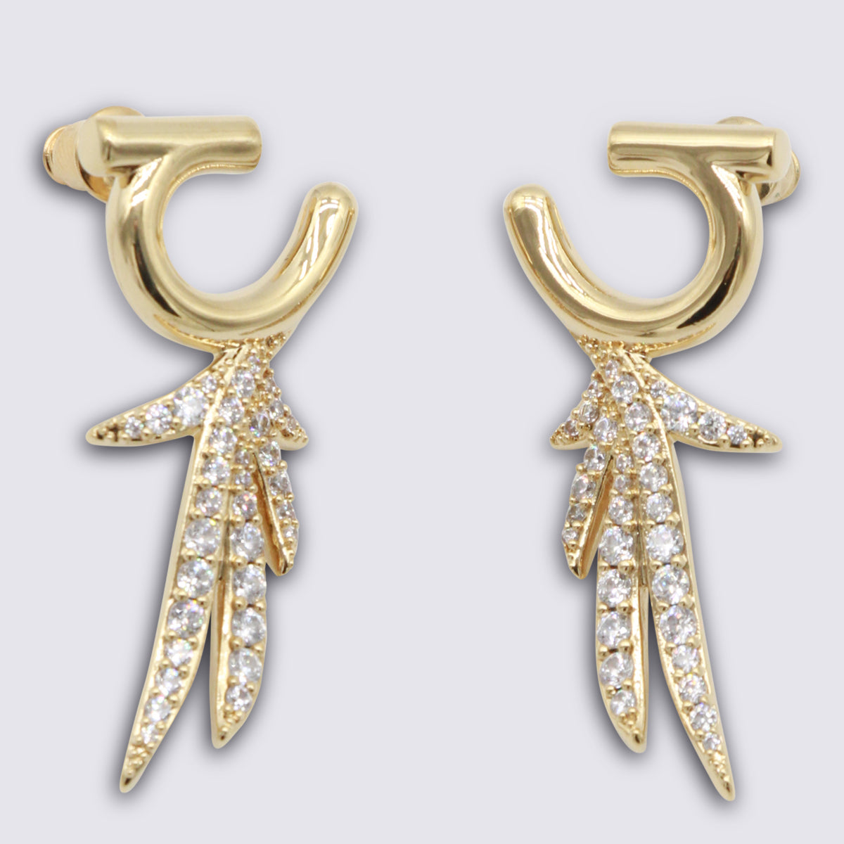 Ferragamo Bijoux Golden _brass Glass