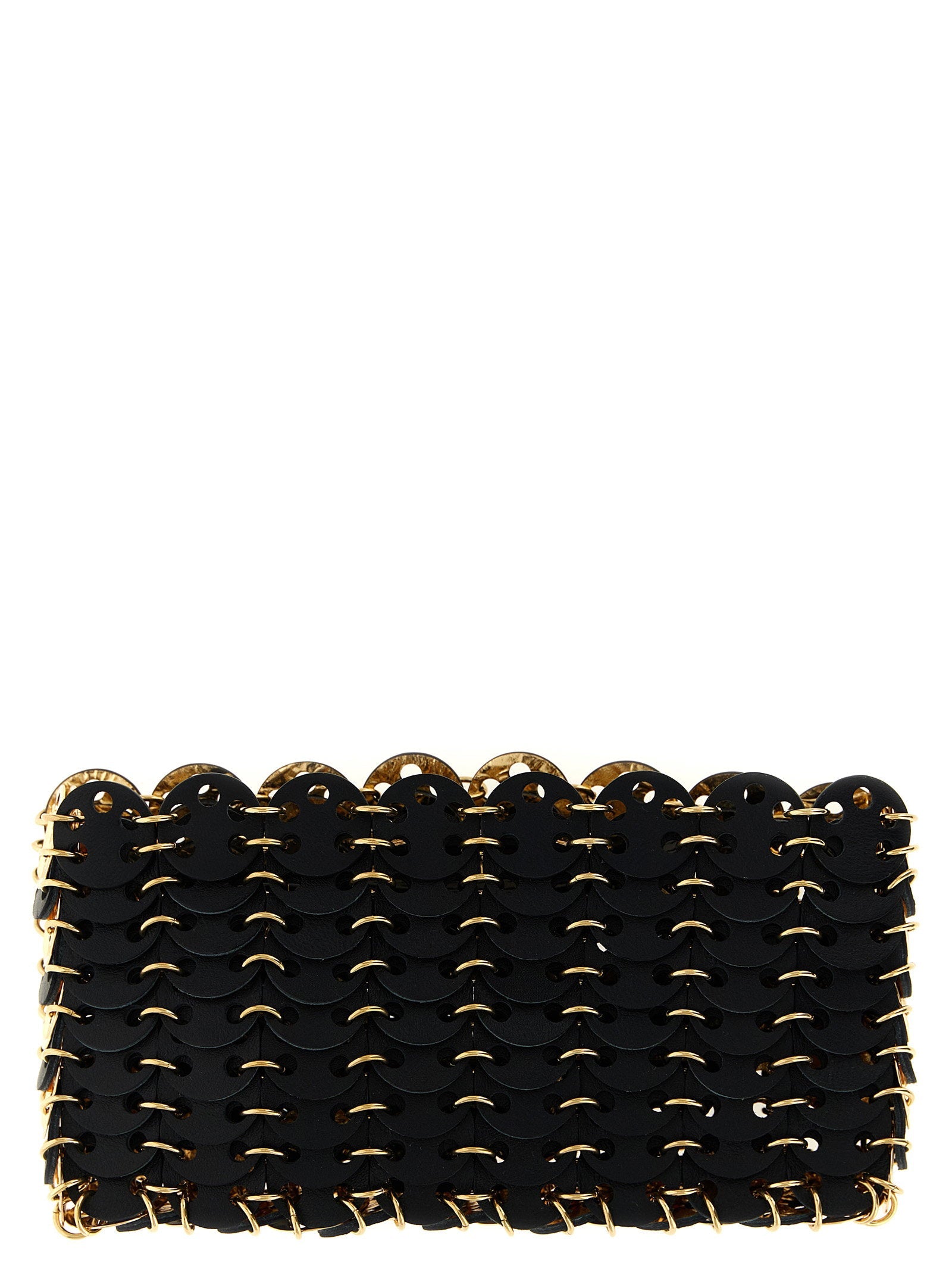 Paco Rabanne 1969 Nano Flip Shoulder Bag — Black