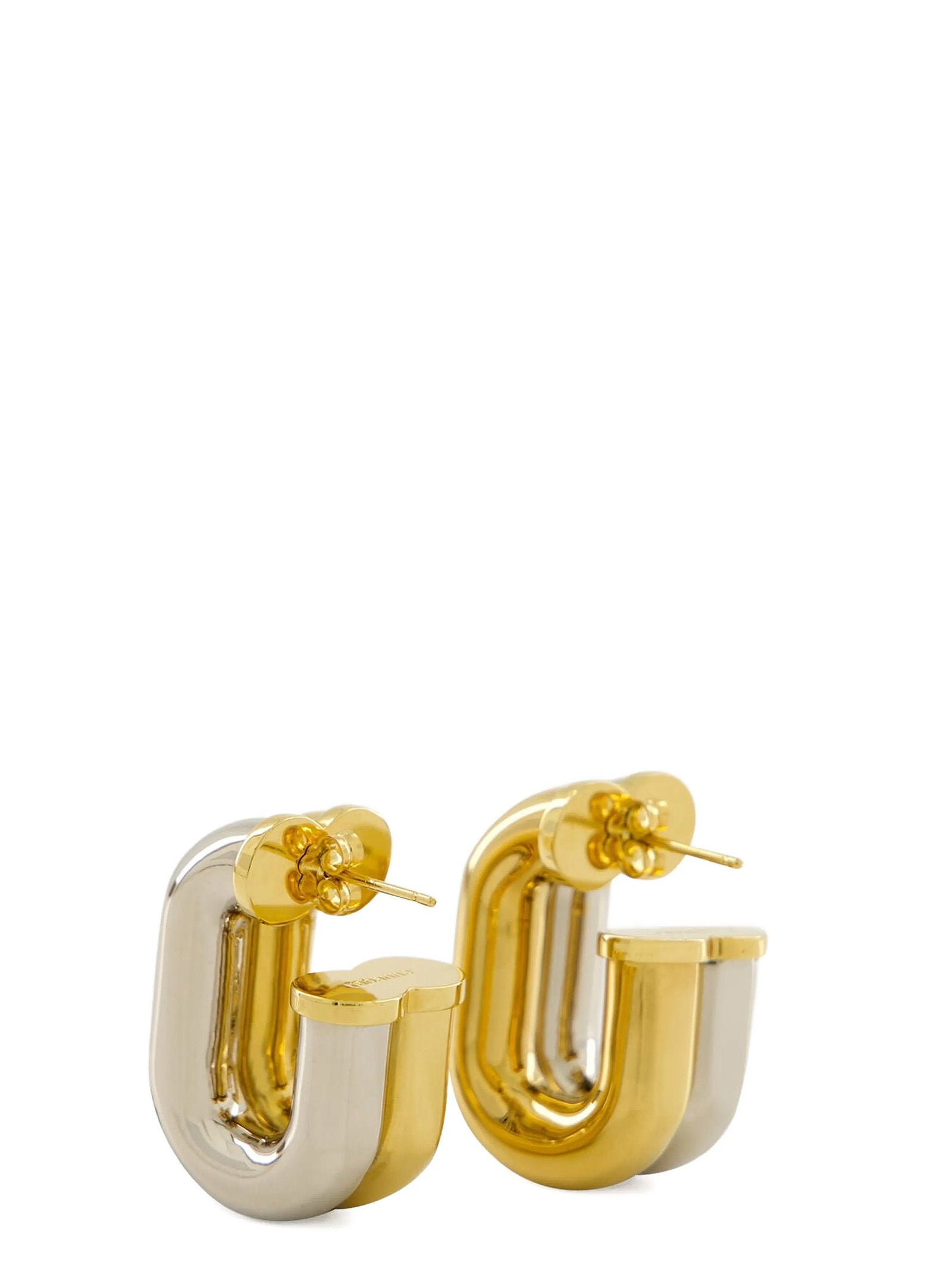 Paco Rabanne XL Link Earrings — Gold