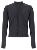 Jacquemus Merino Wool Cardigan — Gray