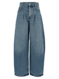 Jacquemus Le De-Nimes Ovalo Jeans — Blue