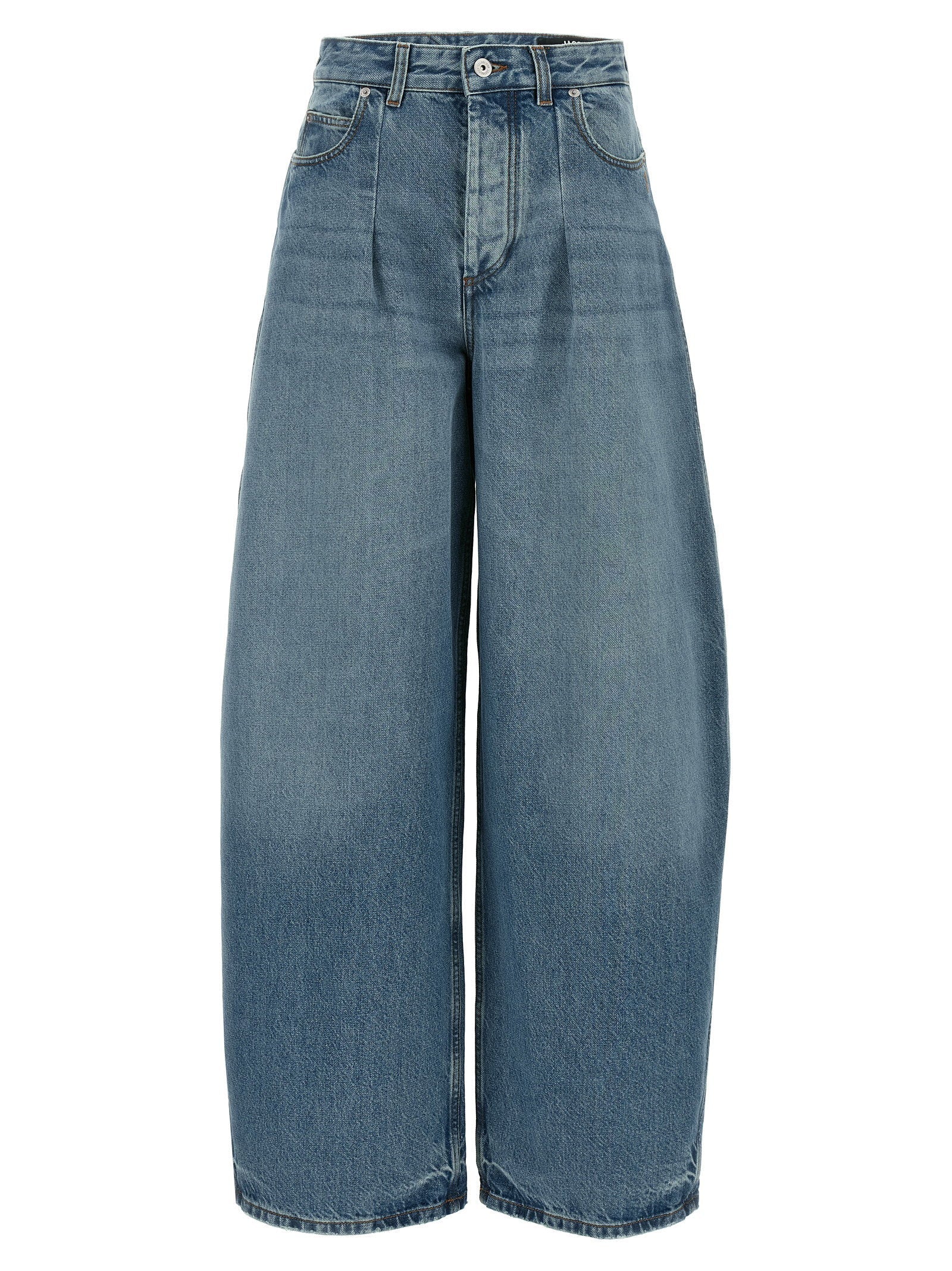 Jacquemus Le De-Nimes Ovalo Jeans — Blue
