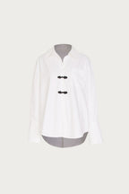 Oversized Poplin Shirt (White)