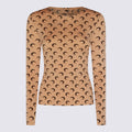 MARINE SERRE Top Brown _pa Ea
