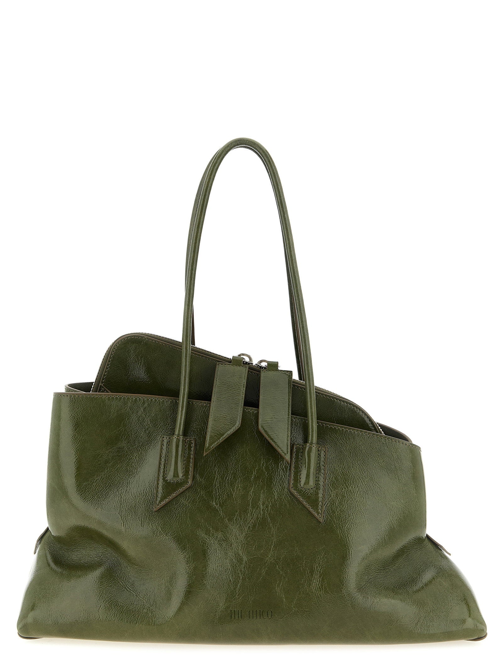 The Attico La Passeggiata Shoulder Bag — Olive Green