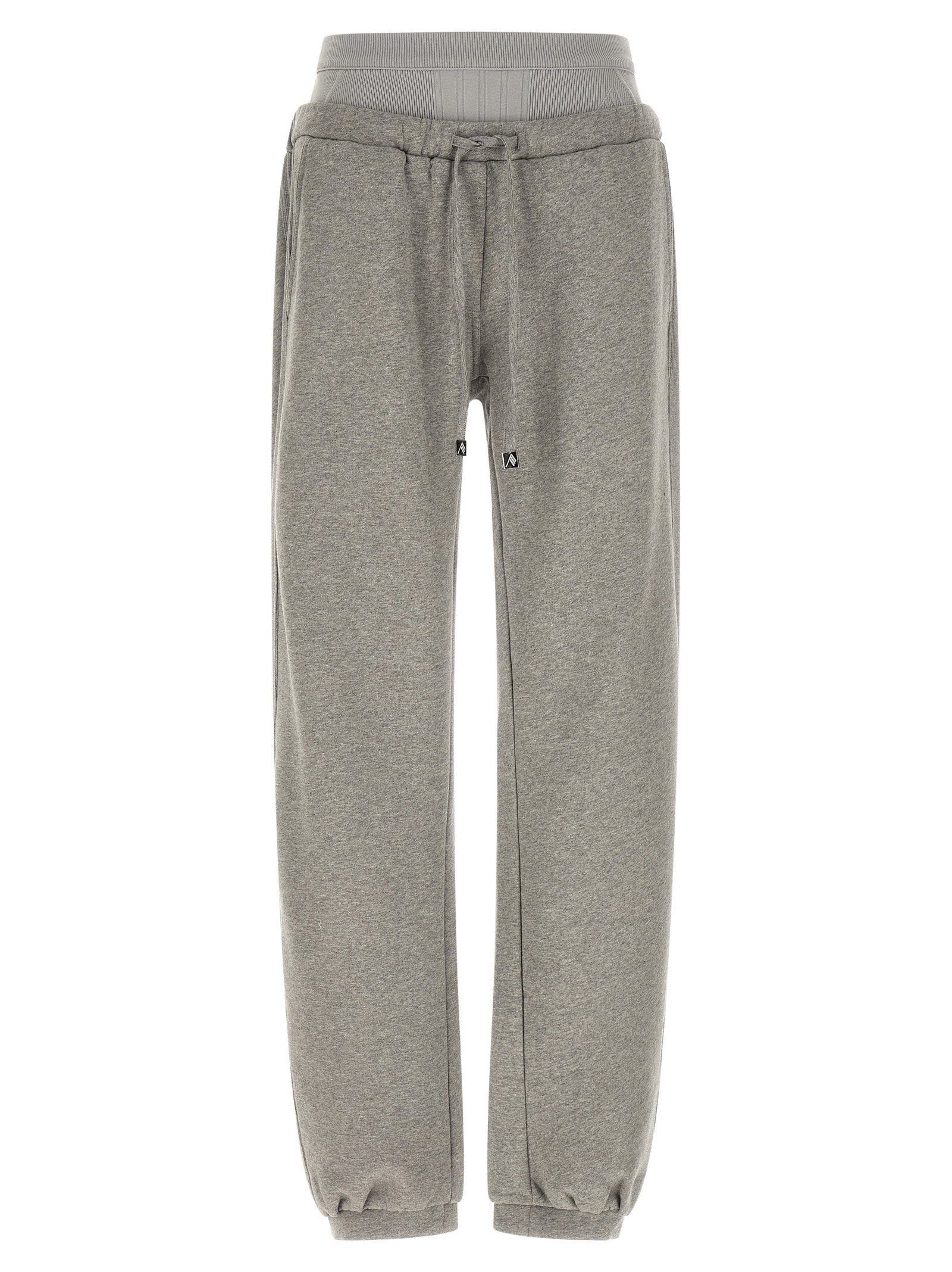 The Attico American Fleece Joggers — Grey