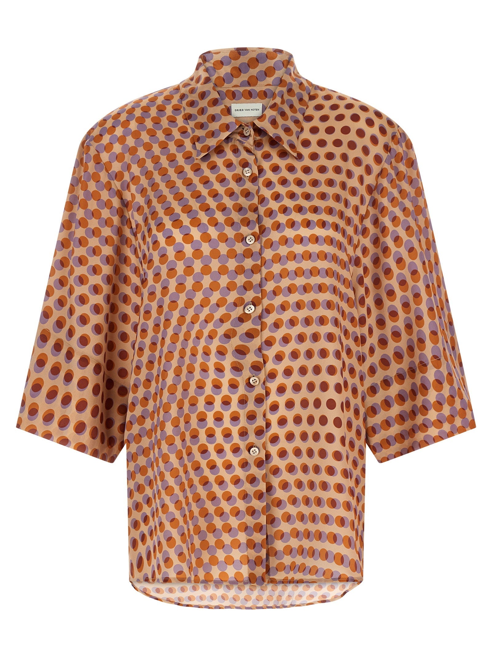 Dries Van Noten Clea Shirt — Orange