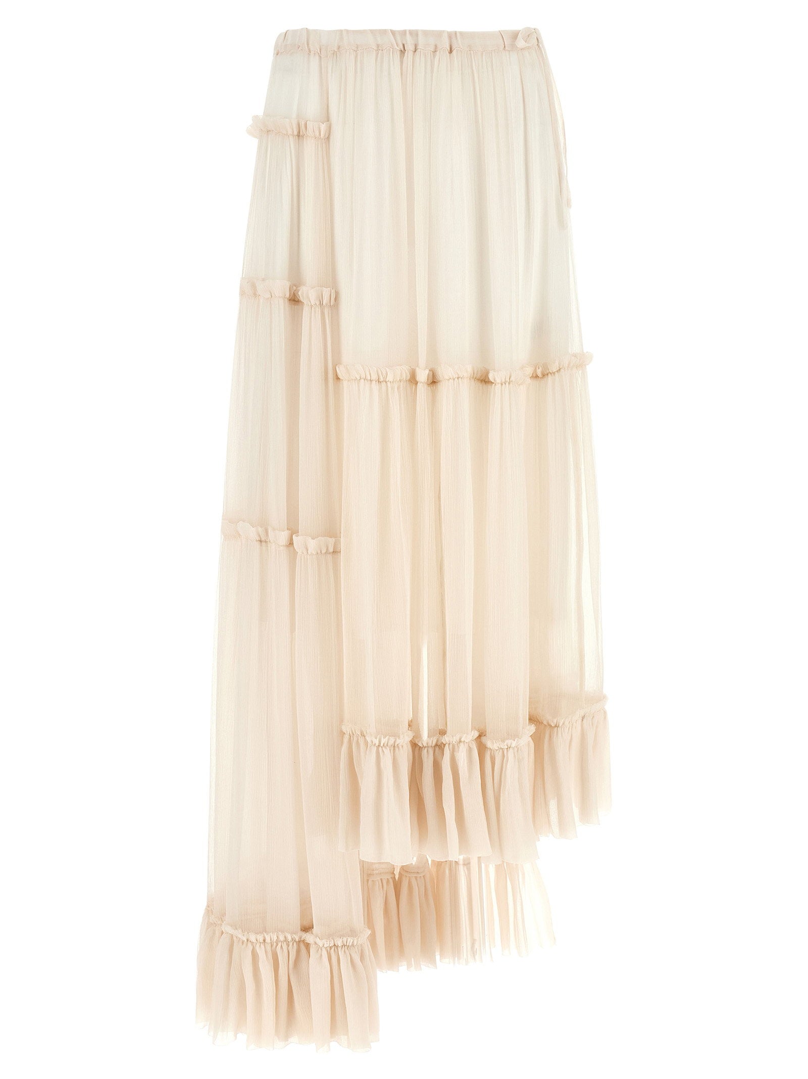 Dries Van Noten Sunia Bis Skirt — Cream