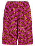 Dries Van Noten Pomy Bis Bermuda Shorts — Purple