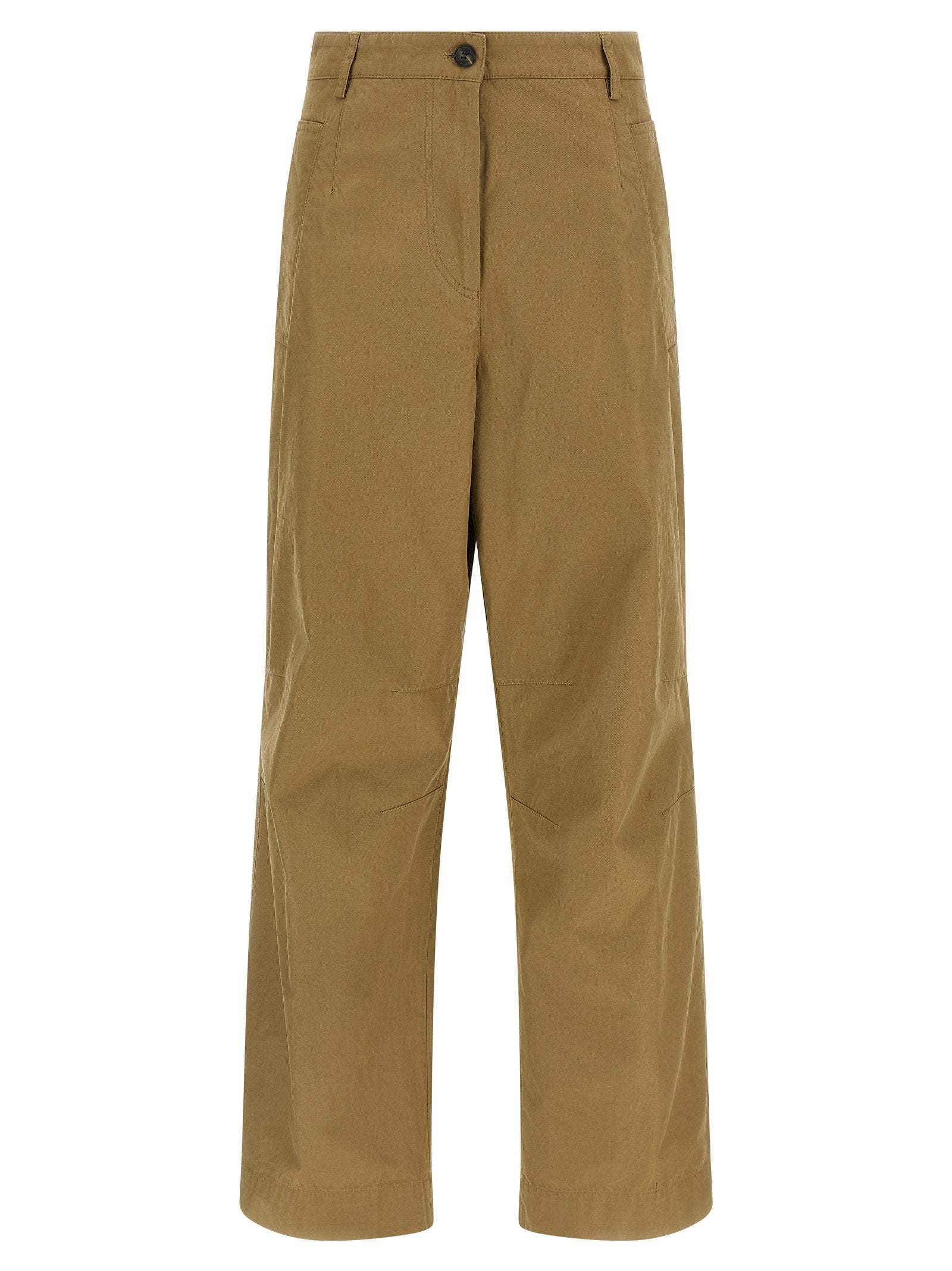 Dries Van Noten Trousers — Camel