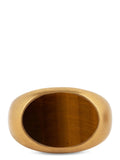 Dries Van Noten Stone Signet Ring — Gold