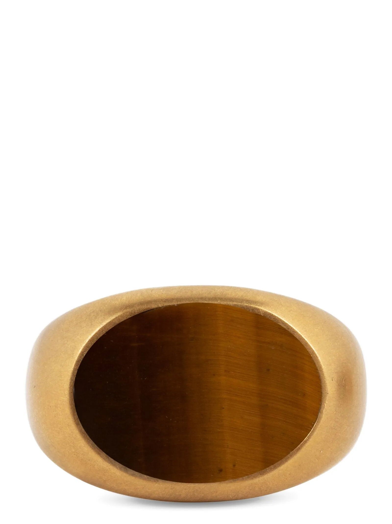 Dries Van Noten Stone Signet Ring — Gold