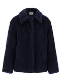 Max Mara Mxmfuggito Coat — Navy