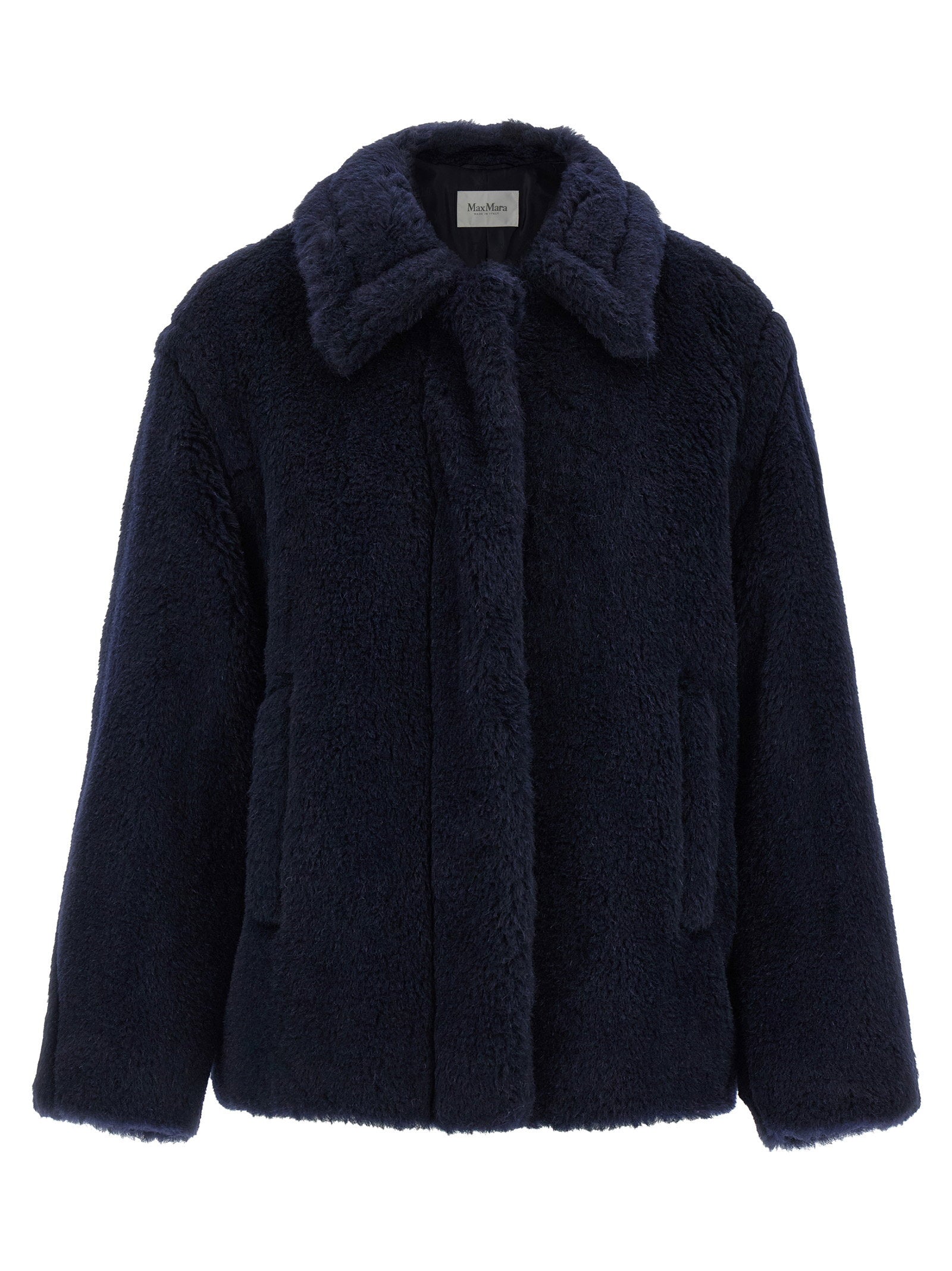 Max Mara Mxmfuggito Coat — Navy