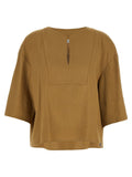 Max Mara Mxpsospiro Blouse — Camel