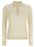 Max Mara Mxpgitano Polo Shirt — Cream