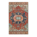 Bold Persian Medallion Accent Rug