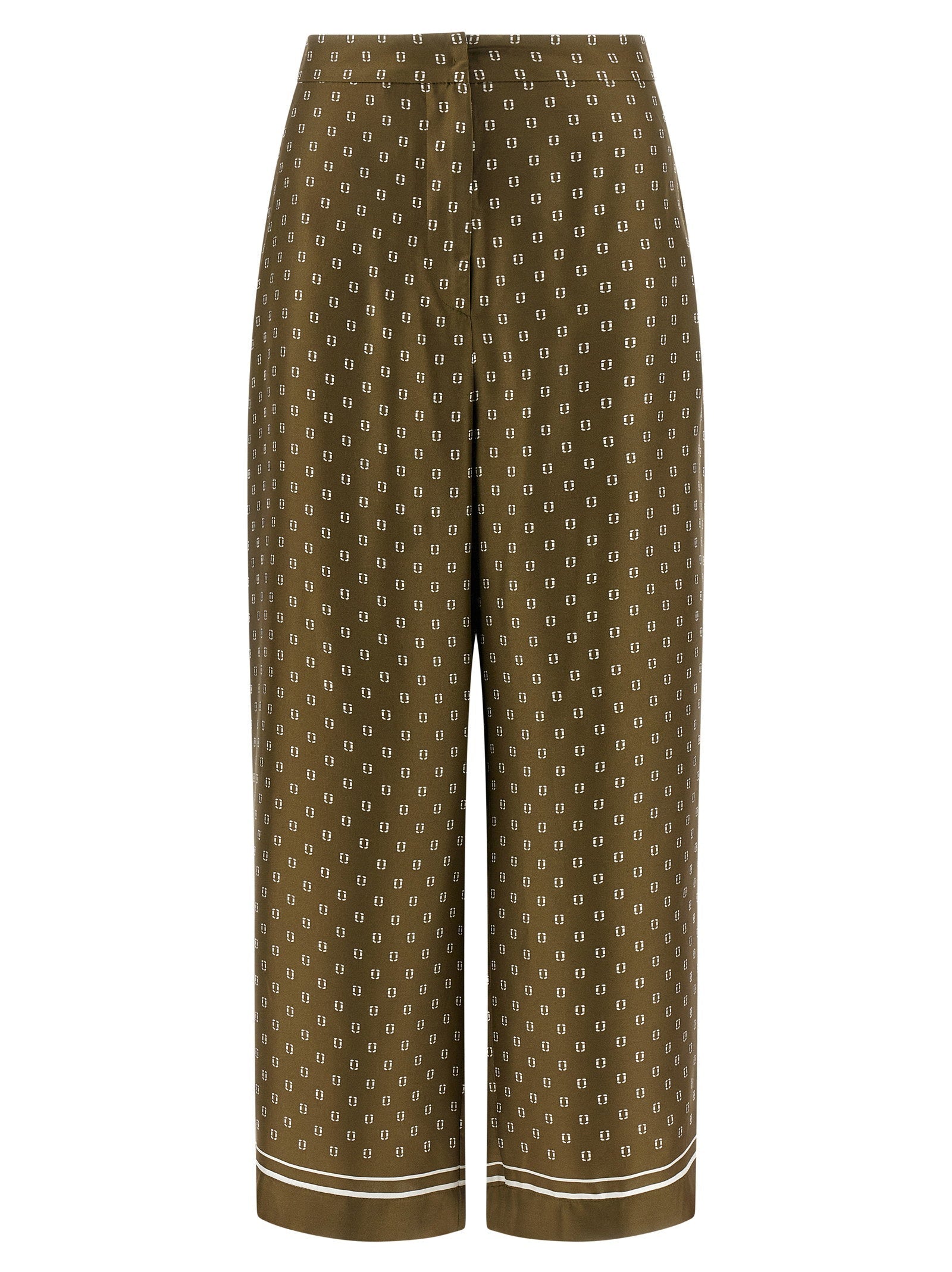 Max Mara Studio Trousers — Khaki