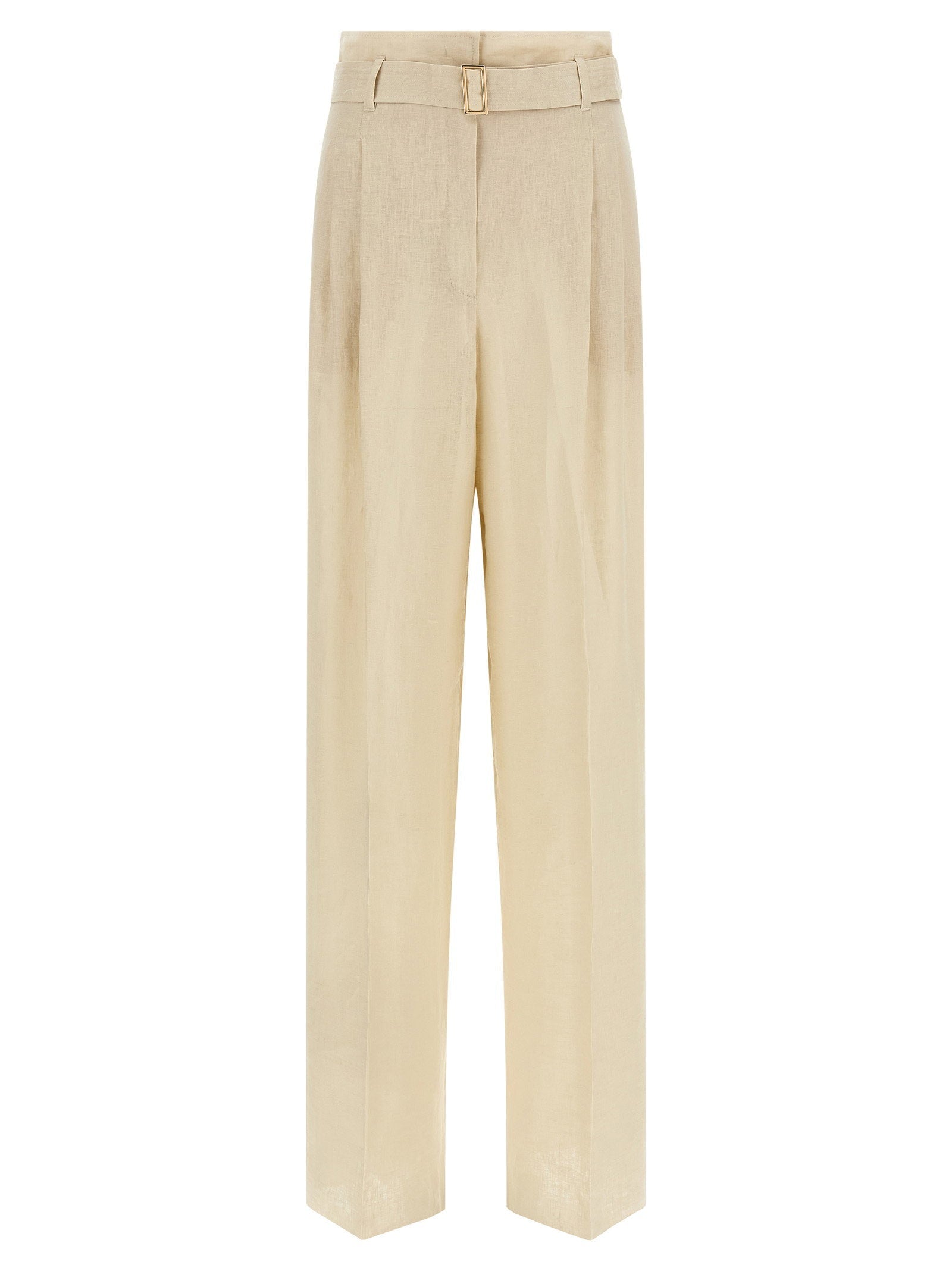Max Mara Studio Trousers — Cream