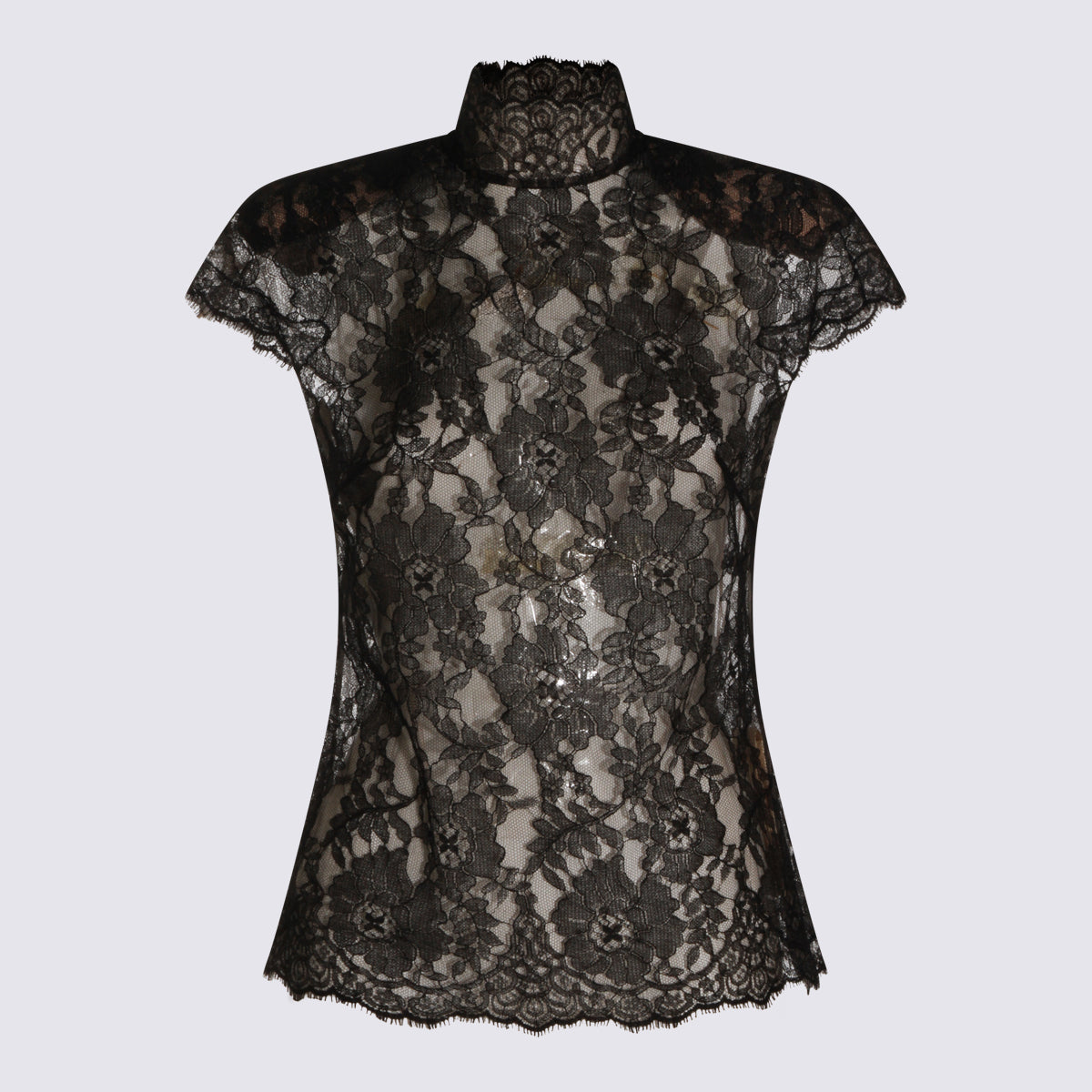 Valentino Top Black _se Ea